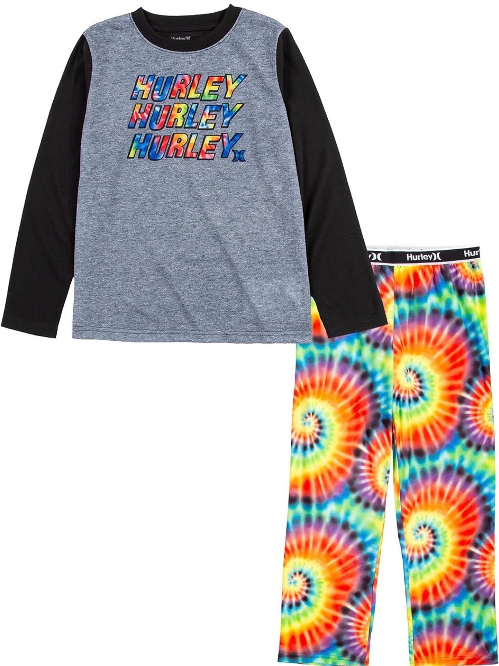 Hurley Little Boys' Tie-Dye Pajama Set - Size 4